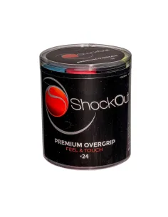 Tambor Shockout X24 Overgrips Premium Multicolor Liso 100-0051 | Ofertas de pádel